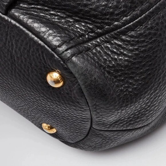 Prada Black Vitello Daino Leather Top Handle Bag BR4420 - Picture 4 of 12